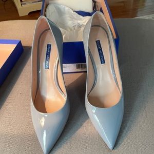 Stuart Weitzman Leigh in Dovetail Patent 8.5